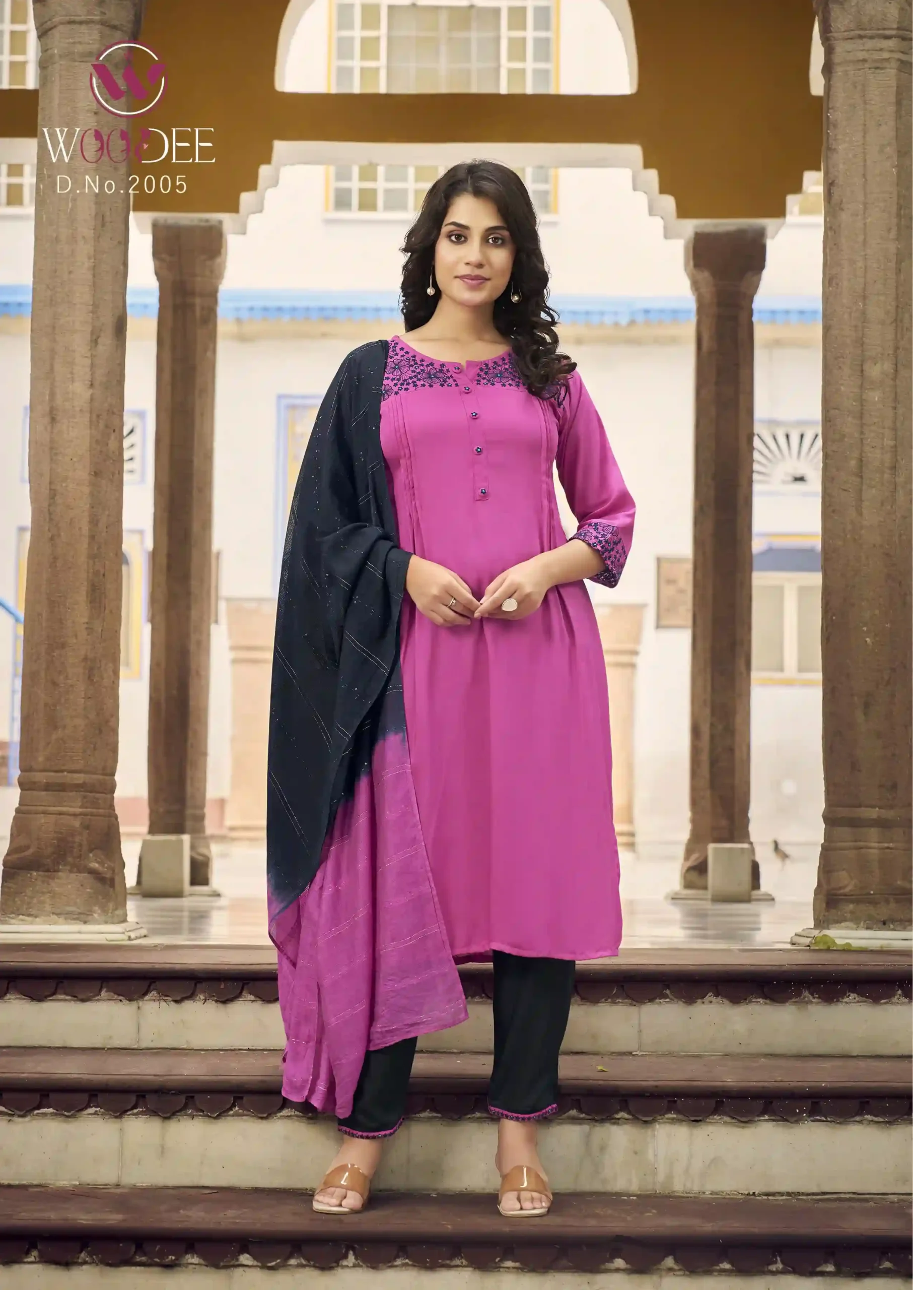 Woodee Golden Pearl Vol 2 Rayon Wholesale Readymade Salwar Suit Catalog — Wholesale Readymade Suit, MPA wholesale from Surat - Gallery Image 2